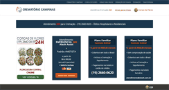 Desktop Screenshot of crematoriocampinas.com.br